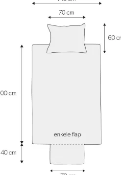 Wehkamp Home Katoenen Dekbedovertrek 1 Persoons (140X200 Cm) Online