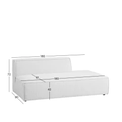 Wehkamp Home Newton Modulair Bankelement (2-Zits Halve Rug Links) Sale