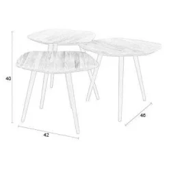 Wehkamp Home Salontafel (Set Van 3) Cuties Discount