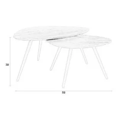 Wehkamp Home Salontafel (Set Van 2) Pion Best