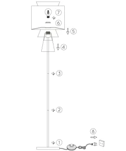 Wehkamp Home Vloerlamp Harvest