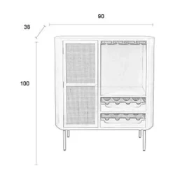 Wehkamp Home Wijnkast Amaya Best