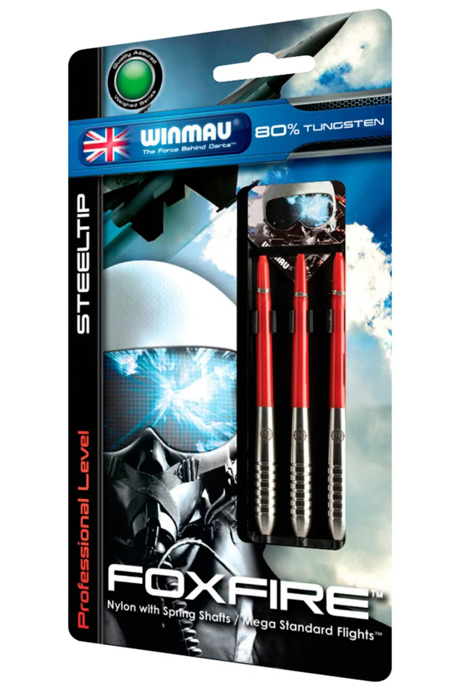 Winmau Foxfire 80% Tungsten Dartpijlen (24 Gram)^ Darten