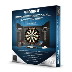 Winmau Pro Diamond Dartset - Kabinet, Dartbord En 2 Dartpijlen^ Darten
