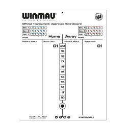 Winmau Whiteboard Scoreboard 40 X 30^ Darten