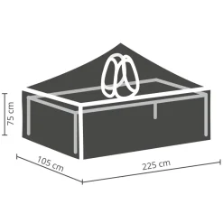 Winza Outdoor Covers Tuinmeubelhoes Tafel Tot 220 Cm + Bobbin^ Tuinmeubelhoezen