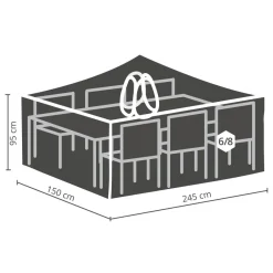 Winza Outdoor Covers Tuinmeubelhoes Tuinset L + Bobbin^ Tuinmeubelhoezen