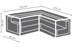 Winza Outdoor Covers Tuinmeubelhoes L-Vorm 215^ Tuinmeubelhoezen