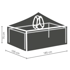 Winza Outdoor Covers Tuinmeubelhoes Tuinset S + Bobbin^ Tuinmeubelhoezen