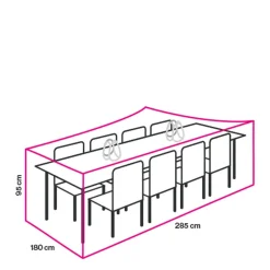 Winza Outdoor Covers Tuinmeubelhoes Tafel Tot 280 Cm + 2X Bobbin^ Tuinmeubelhoezen