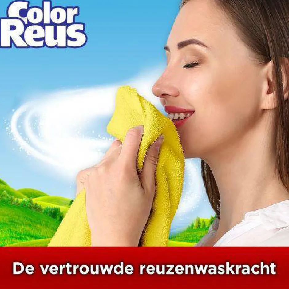 Witte Reus Color Reus Gel - Vloeibaar Wasmiddel - Gekleurde Was - Voordeelverpakking - 6 X 19 Wasbeurten - 114 Wasbeurten Sale