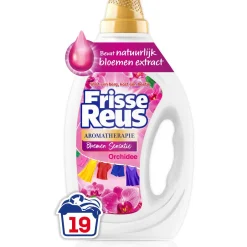 Witte Reus Gel Orchidee - Vloeibaar Wasmiddel - Gekleurde Was - Voordeelverpakking - 6 X 19 Wasbeurten - 114 Wasbeurten Sale