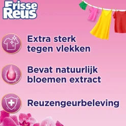 Witte Reus Gel Orchidee - Vloeibaar Wasmiddel - Gekleurde Was - Voordeelverpakking - 6 X 19 Wasbeurten - 114 Wasbeurten Sale