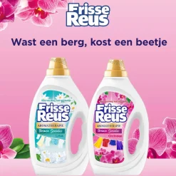 Witte Reus Gel Orchidee - Vloeibaar Wasmiddel - Gekleurde Was - Voordeelverpakking - 6 X 19 Wasbeurten - 114 Wasbeurten Sale