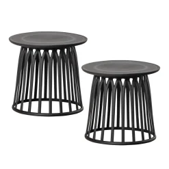 Woood Bijzettafel Boy (Set Van 2)^ Tuintafels