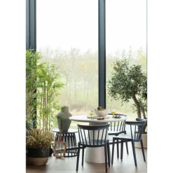 Woood Damon Eettafel Betonlook 76Xo100 Outlet