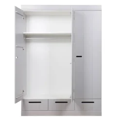 Woood 3-Deurs Kledingkast Connect Clearance