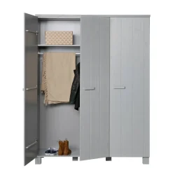 Woood 3-Deurs Kledingkast Dennis Online