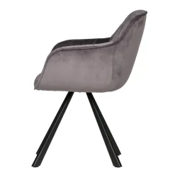 WOOOD Exclusive Eetkamerstoel Elaine Velours Best