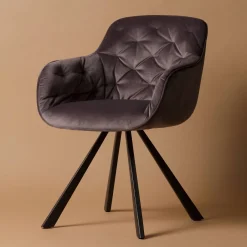 WOOOD Exclusive Eetkamerstoel Elaine Velours Best