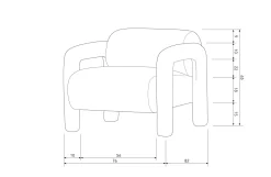 WOOOD Exclusive Fauteuil Lenny Clearance