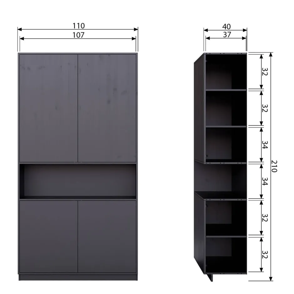 WOOOD Exclusive Opbergkast Finca Online