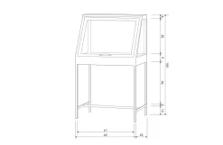 WOOOD Exclusive Wandkastje Dido Hot