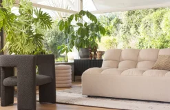 Woood Poef Carly Sale