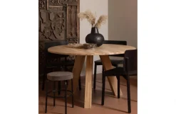 Woood Rhonda Ronde Eettafel