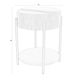 Zuiver Bijzettafel Slides New