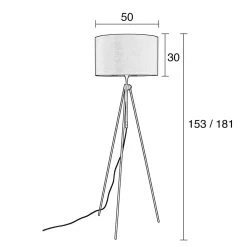 Zuiver Vloerlamp Lesley Sale