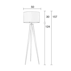 Zuiver Vloerlamp Tripod